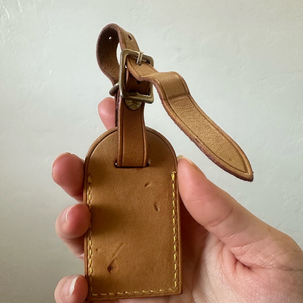Louis Vuitton Leather Luggage Tag - Picture 2 of 4